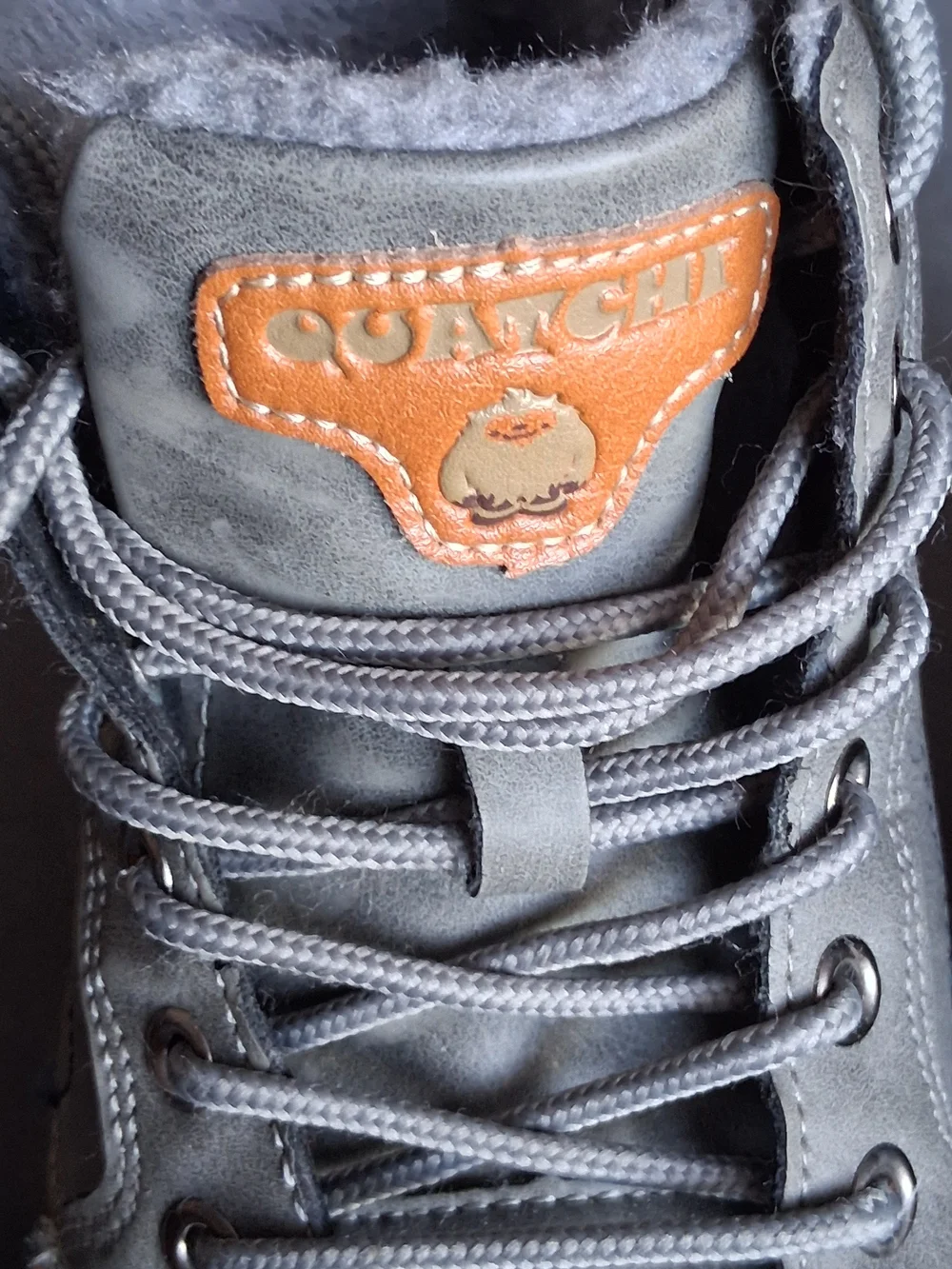 Men's Gray Lace-Up Insulated Work Boots